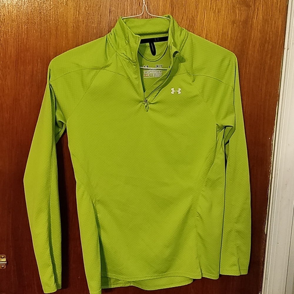 Lime Green Underarmour Heatgear Jacket